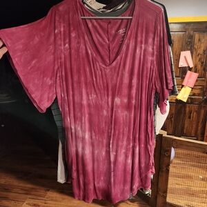 Torrid Super Soft Knit Top in Deep Red